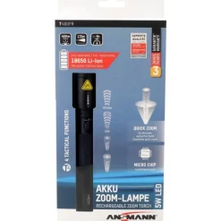 Ansmann LED OPLAADBARE ZAKLAMP LI-ION T400FR