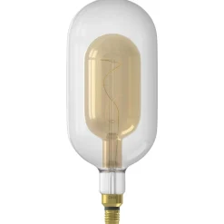 Calex SUNDSVALL LED FUSION BUISLAMP DG150GD 220-240V 3W 240LM E27 HELDER/GOUD 2200K DIMBAAR (2101001400) Best