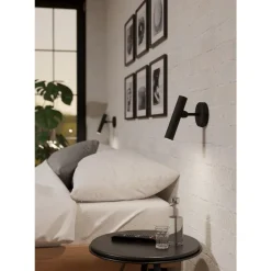 Eglo ALMUDAINA Wandlamp staal zwart H: 200 mm Sale