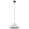 Eglo ALSAGER hanglamp staal zwart / vilt grijs H: 1100 mm | Ø 410 mm Best