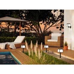 Eglo ALTILIA zonne-energiearmatuur Kunststof zwart / Kunststof wit H: 560 mm Sale