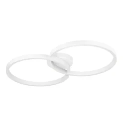 Eglo AMANDOLO Plafondarmaturen aluminium, staal wit / Kunststof wit H: 65 mm Clearance