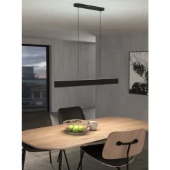Eglo ANDREAS-Z hanglamp staal zwart / Kunststof wit H: 1100 mm Best