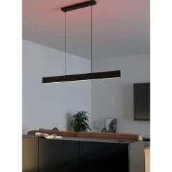 Eglo ANDREAS-Z hanglamp staal zwart / Kunststof wit H: 1100 mm Best
