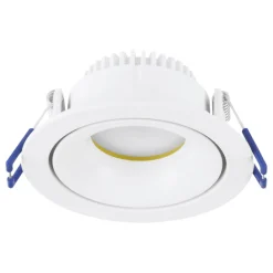 Eglo ARENALS inbouwarmatuur aluminium wit / Kunststof wit H: 38 mm | Ø 92 mm Online