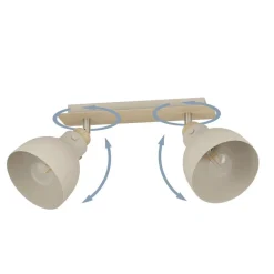 Eglo ARRECIFE spot staal bruin, nikkel-mat / staal zand H: 235 mm New