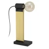 Eglo BAILRIGG Tafellampen staal, hout zwart, bruin H: 330 mm Discount