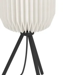 Eglo BELGRAVE Tafellampen staal zwart / papier wit H: 440 mm | Ø 180 mm Hot