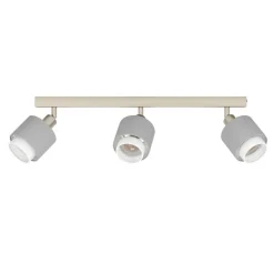 Eglo BELLIZZI spot staal nikkel-mat / textiel grijs, wit H: 185 mm Discount