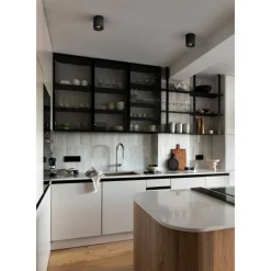 Eglo BOHOYO spot aluminium zwart / Kunststof transparant H: 110 mm Hot