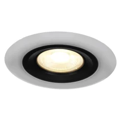 Eglo CALONGE inbouwarmatuur Kunststof zwart, wit Ø 100 mm New