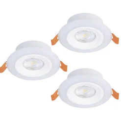 Eglo CALONGE RGB inbouwarmatuur Kunststof wit H: 32 mm | Ø 98 mm Clearance