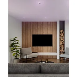 Eglo CALONGE RGB inbouwarmatuur Kunststof zwart, wit H: 32 mm | Ø 98 mm Outlet