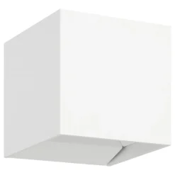 Eglo CALPINO 3 Wandlamp aluminium wit / Glas helder H: 100 mm Best