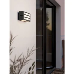 Eglo CAMARDA Wandlamp aluminium antraciet / Kunststof wit H: 110 mm Clearance