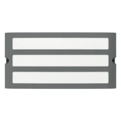 Eglo CAMARDA Wandlamp aluminium antraciet / Kunststof wit H: 110 mm Clearance