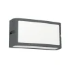 Eglo CAMARDA Wandlamp aluminium antraciet / Kunststof wit H: 110 mm Outlet