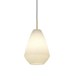 Eglo CAPRAROLA hanglamp staal geelkoper-geborsteld / glas satijn zand H: 1100 mm | Ø 200 mm Sale