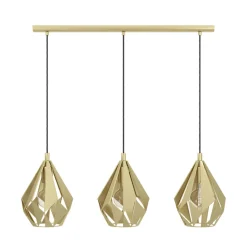 Eglo CARLTON hanglamp staal goudkleuren H: 1100 mm Online