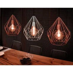 Eglo CARLTON hanglamp staal koperkleuren H: 1100 mm | Ø 310 mm