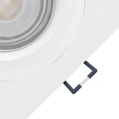 Eglo CAROSSO-Z inbouwarmatuur aluminium wit / Kunststof wit H: 25 mm Outlet