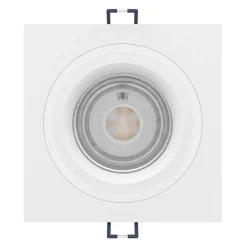 Eglo CAROSSO-Z inbouwarmatuur aluminium wit / Kunststof wit H: 25 mm Outlet