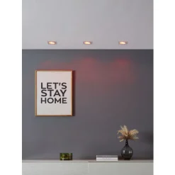 Eglo CAROSSO-Z inbouwarmatuur aluminium wit / Kunststof wit H: 25 mm Outlet