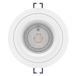 Eglo CAROSSO-Z inbouwarmatuur aluminium wit / Kunststof wit H: 28 mm | Ø 93 mm Online