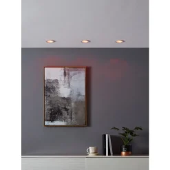 Eglo CAROSSO-Z inbouwarmatuur aluminium wit / Kunststof wit H: 28 mm | Ø 93 mm Online