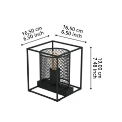 Eglo CATTERICK Tafellampen staal zwart H: 190 mm Clearance