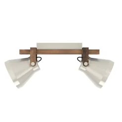 Eglo CAWTON spot staal, hout staal, rustiek bruin H: 250 mm Online