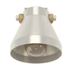 Eglo CAWTON spot staal, hout staal, rustiek bruin H: 195 mm Outlet