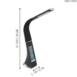 Eglo COGNOLI Tafellampen Kunststof zwart H: 510 mm Online