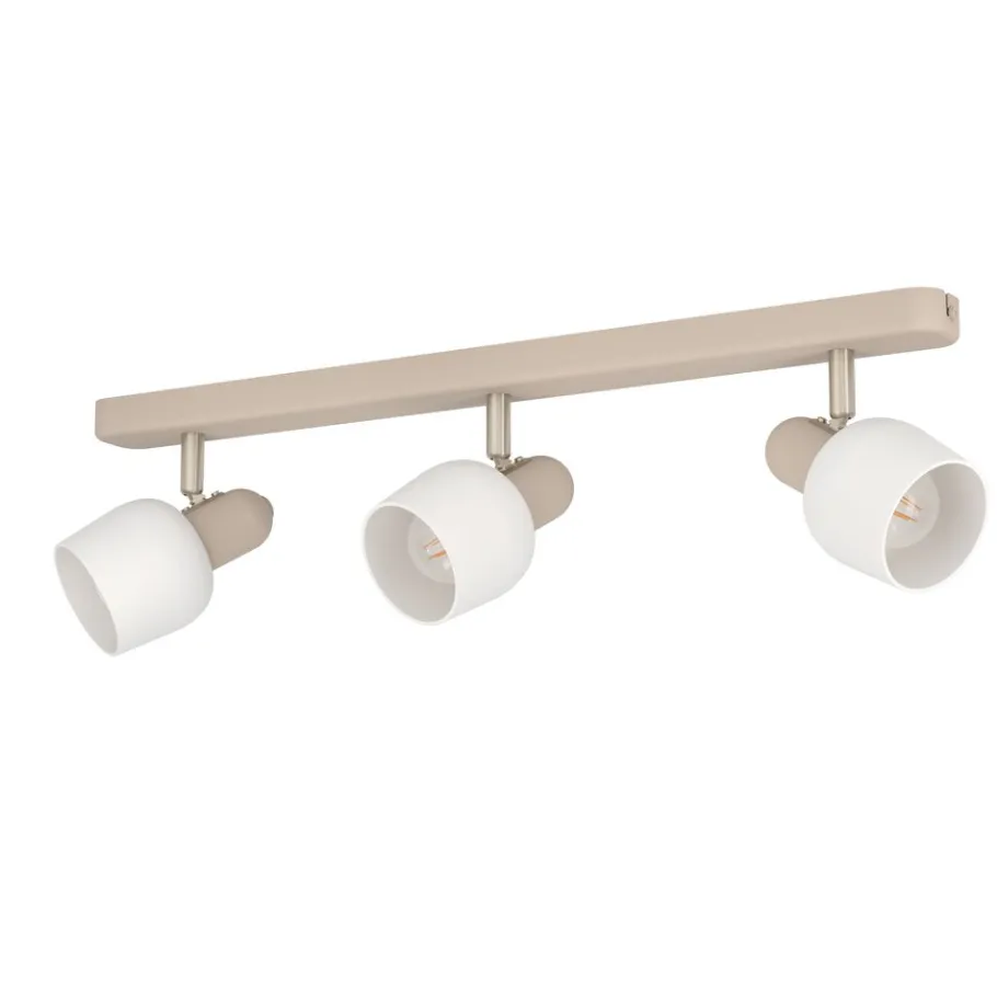 Eglo CORATO spot staal zand, mat nikkel / Glas wit H: 125 mm Online