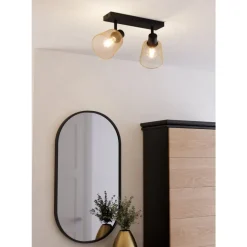 Eglo COSLADA spot staal zwart / staal zwart, geelkoper H: 170 mm Discount