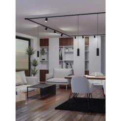 Eglo EASYT SPOT TUBE spot Kunststof zwart H: 140 mm | Ø 55 mm Online