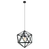 Eglo EMBLETON hanglamp staal zwart H: 1500 mm | Ø 460 mm Hot