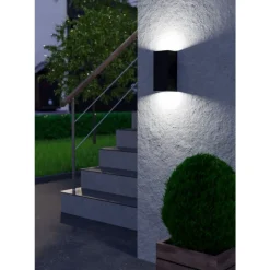 Eglo EREMITANA Wandlamp staal verzinkt zwart H: 240 mm Clearance