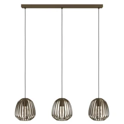 Eglo ESPINAL hanglamp staal brons H: 1100 mm Best