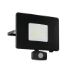 Eglo FAEDO 3 Wandlamp aluminium zwart / Glas helder H: 200 mm