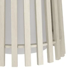 Eglo FATTORIA Staande lampen staal zwart / hout, textiel natuur, wit H: 1700 mm Sale