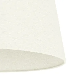 Eglo FEBRES Plafondarmaturen staal zwart / textiel wit H: 250 mm | Ø 350 mm New