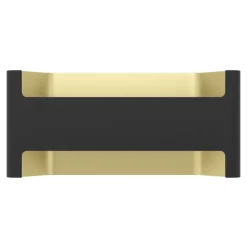 Eglo FELONICHE Wandlamp aluminium zwart, goud / Kunststof transparant H: 100 mm Outlet