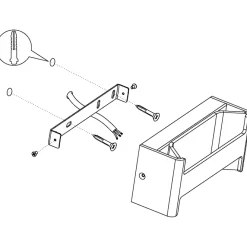 Eglo FELONICHE Wandlamp aluminium zwart, goud / Kunststof transparant H: 100 mm Outlet