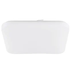 Eglo FRANIA Wand-/plafondlamp staal wit / Kunststof wit H: 70 mm Hot