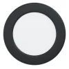 Eglo FUEVA 6 inbouwarmatuur Kunststof zwart / Kunststof wit H: 40 mm | Ø 119 mm Discount