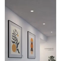 Eglo FUEVA 5 inbouwarmatuur staal wit / Kunststof wit Ø 117 mm Hot