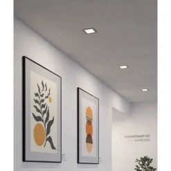 Eglo FUEVA 5 inbouwarmatuur staal nikkel-mat / Kunststof wit Best