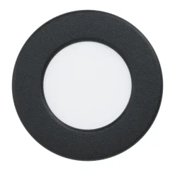 Eglo FUEVA 6 inbouwarmatuur Kunststof zwart / Kunststof wit H: 40 mm | Ø 88 mm Discount