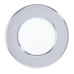 Eglo FUEVA 5 inbouwarmatuur staal chroom / Kunststof wit Ø 86 mm